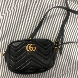 Authentic Gucci Marmont Matelassé Mini Bag